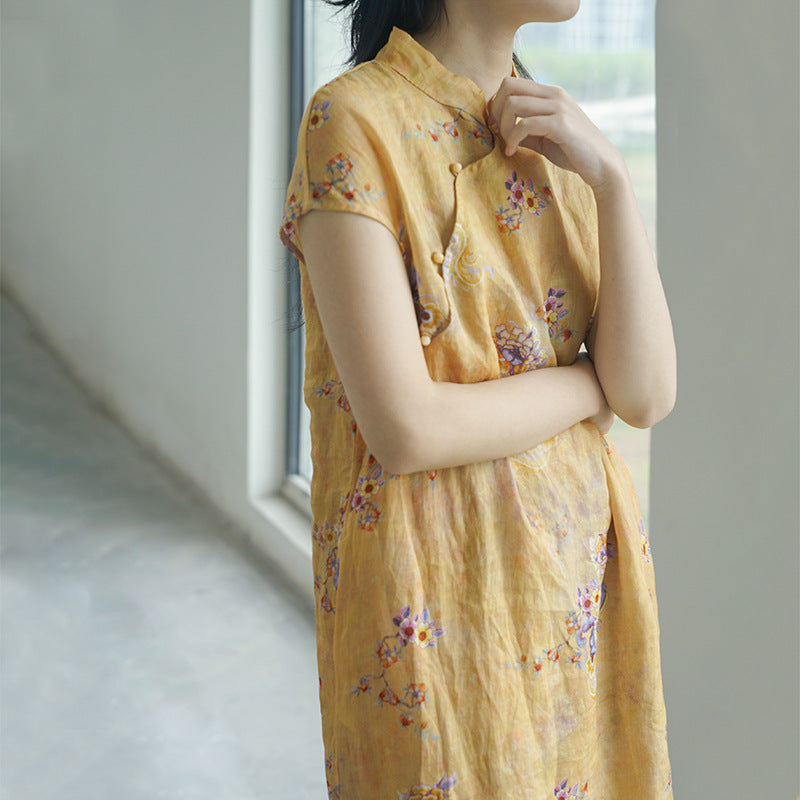 미풍 해안 치파오 드레스