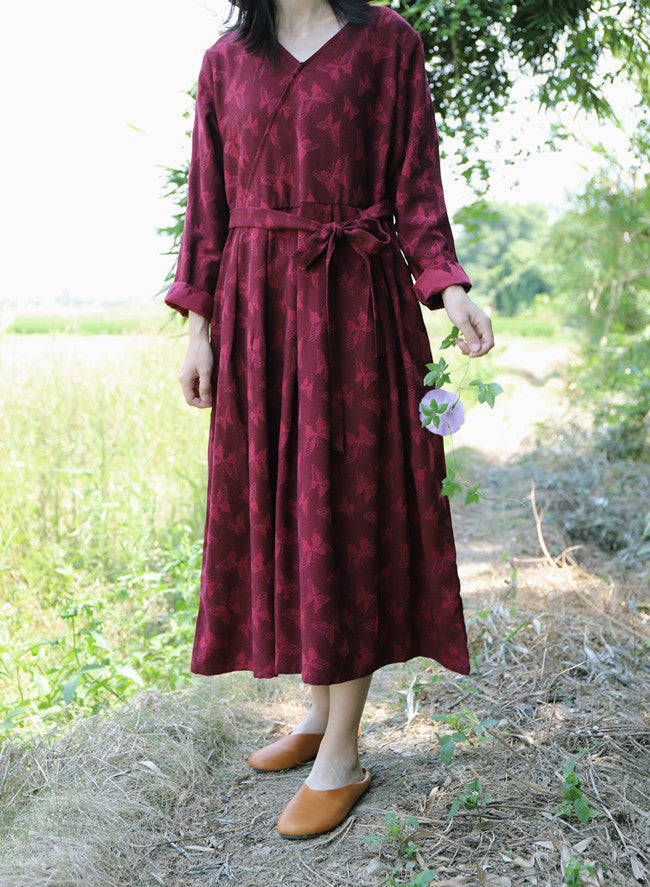 잊을 수 없는 목초지 치파오 드레스