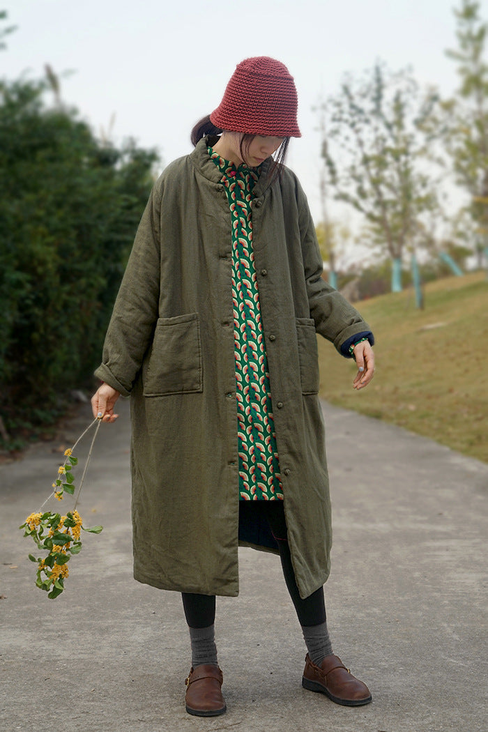 투베로즈 꽃 치파오 코트